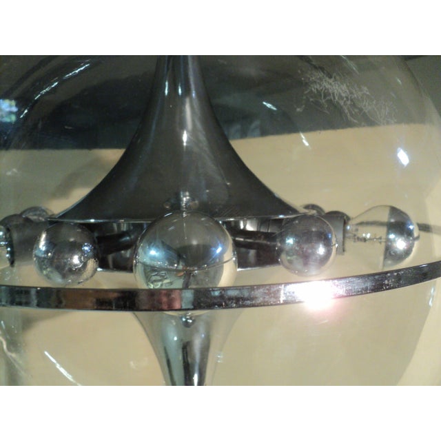 Space Age Italian Acrylic Glass and Steel Floor Lamp from OfficinadiRicerca, 1960s For Sale - Image 9 of 18