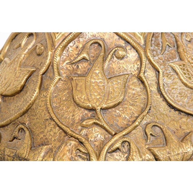 Moorish Mughal Indo Persian Islamic Brass Table Lamp For Sale - Image 13 of 18