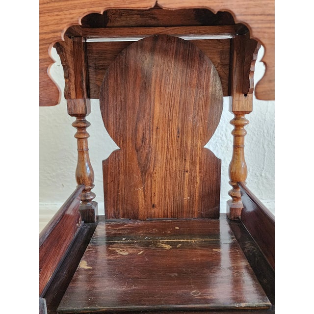Antique 19th Century Large Hindu Pooja Mandir Rosewood Temple For Sale - Image 9 of 12