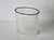 Mid-Century Modern Vintage Textured Oval Lucite Acrylic Waste Basket Brass Beaded Rim For Sale - Image 16 of 16