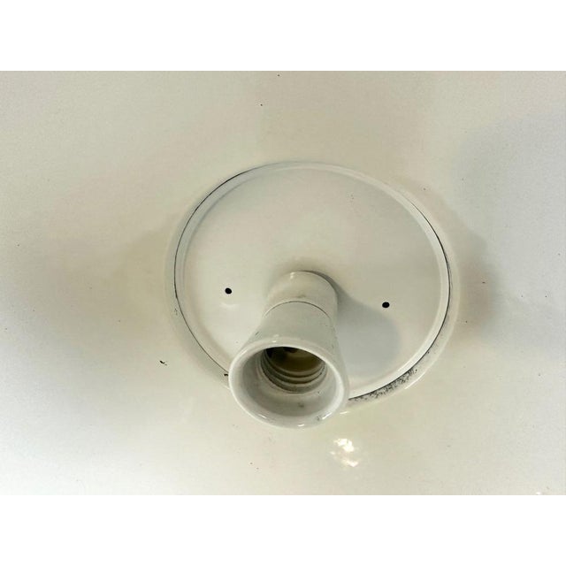 Large Mid-Century Green Fabric Pendant Lamp from Zaos, 1960s For Sale - Image 11 of 16