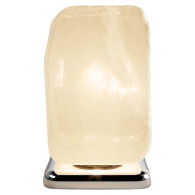 Tangelder Wax Stone Glass Table Lamp I by Linde Freya for Cassina For Sale - Image 3 of 18