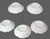 Ceramic Antique Victorian Fine Porcelain Scalloped Edge Painted Floral Berry - Set of Five Bowls For Sale - Image 7 of 9