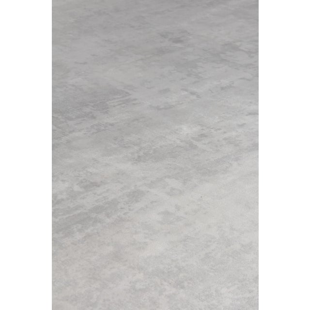 Bridgewater Hand loom Bamboo/Silk Gray/Multi Rug-9'x12" For Sale In Los Angeles - Image 6 of 8