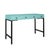 Wood Maple Writing Desk - Turquoise For Sale - Image 7 of 7