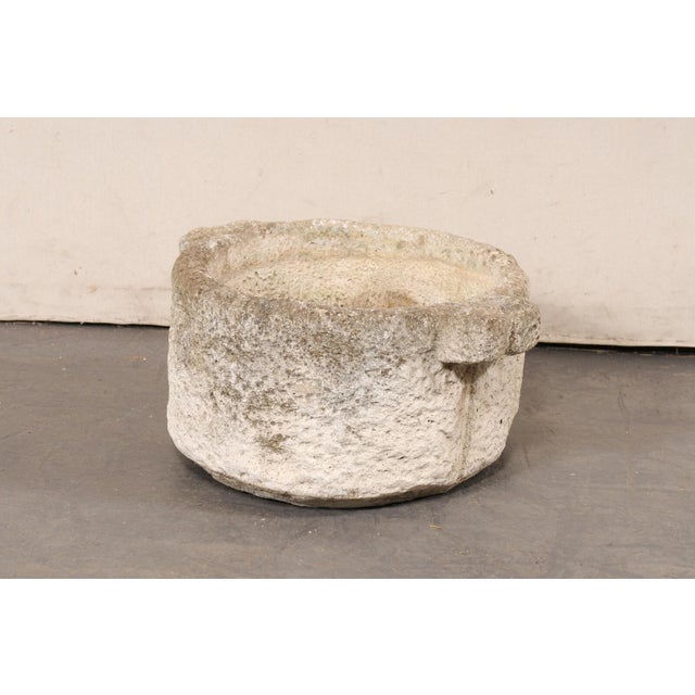 19th Century Spanish Carved-Stone Vessel For Sale - Image 9 of 11