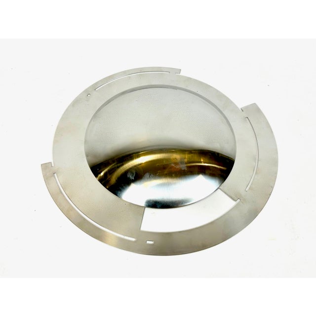 1990s Stainless Steel Bowl by Julie Chamberlain for Amc Art-Line, 1990s For Sale - Image 5 of 10