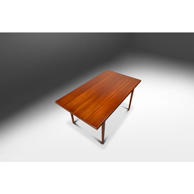 Danish Mid-Century Modern Expansion Dining Table Attributed to Johannes Andersen for Udlum Mobelfabrik in Teak, Denmark, C. 1960s For Sale - Image 13 of 16