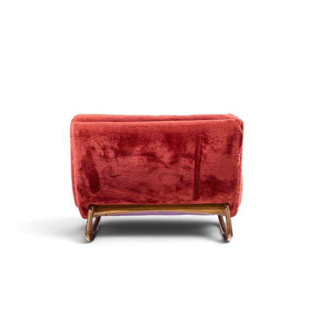 Adrian Pearsall for Craft Associates Mid Century Rocking Wave Chaise Lounge Chair For Sale In Chicago - Image 6 of 9