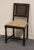 Rustic European Vintage Antique Berkey & Gay Solid Walnut Rustic European Dining Side Chair For Sale - Image 3 of 9