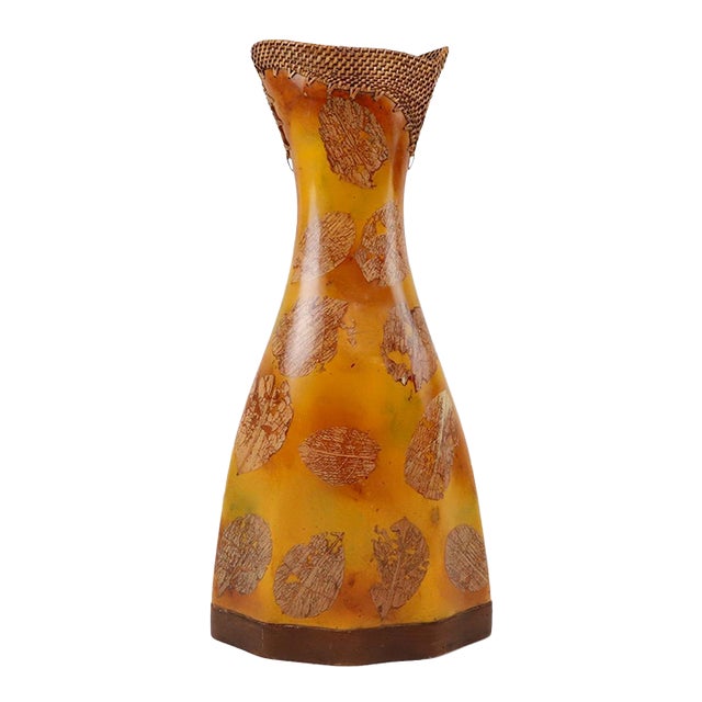 1970s Mid-Century Modern Fiberglass Vase For Sale