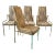 Brass Mastercraft Dining Chairs - Set of 4 For Sale