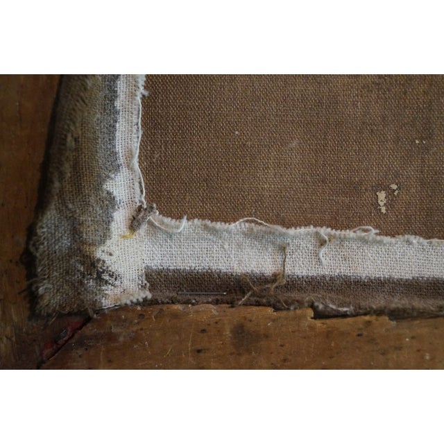 Blue Mid 19th Century Spanish Colonial Painting of Nossa Senhora Da Conceição For Sale - Image 8 of 11