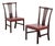 Vintage Mahogany Chairs by Helge Vestergaard Jensen, 1940s, Set of 2 For Sale