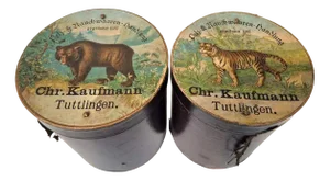 Muff Boxes, 1900s, Set of 2
