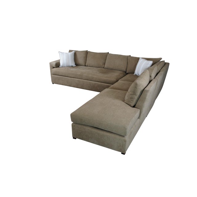 Vanguard Furniture Vanguard Furniture Michael Weiss Ferriday Modern Right Facing Sectional Sofa For Sale - Image 4 of 13