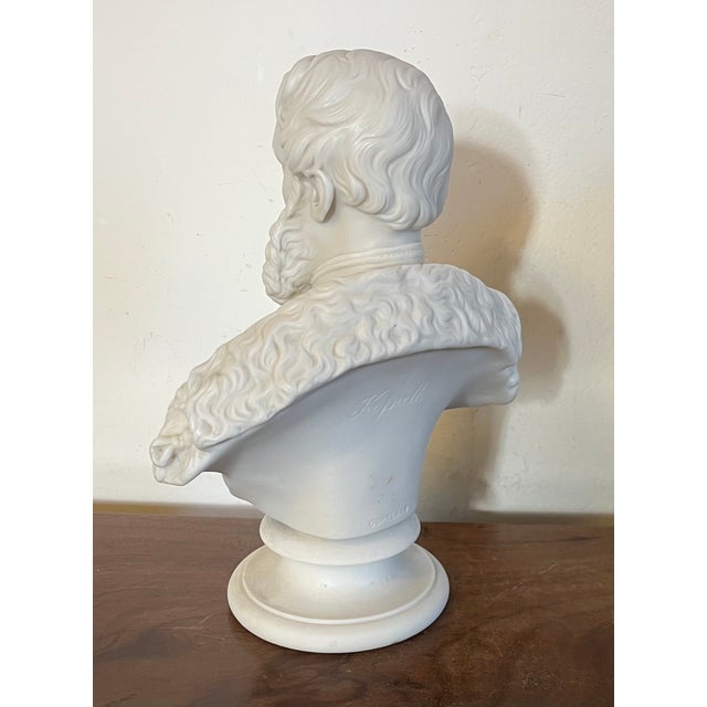 Antique 19th Century English Copeland Parian Porcelain Portrait Bust of a Victorian Bearded Gentleman For Sale In New York - Image 6 of 18