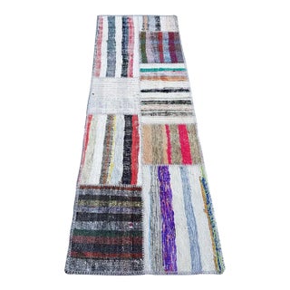 Off White Neutral Vintage Rug For Sale