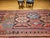 Antique Caucasian Kazak Kilim, Handwoven Wool, Geometric Design, Terracotta & Turquoise, 6' x 11' For Sale - Image 11 of 18