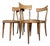 Vintage Dining Chairs by Pirelli Sapsa, Italy 1950s, Set of 4 For Sale
