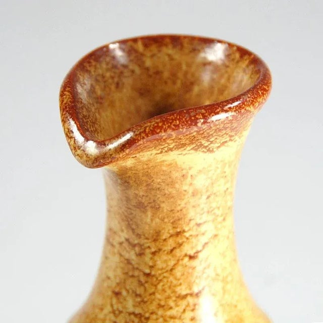 Italian Vase in Glazed Ceramic from Bertoncello, 1960s For Sale - Image 4 of 9