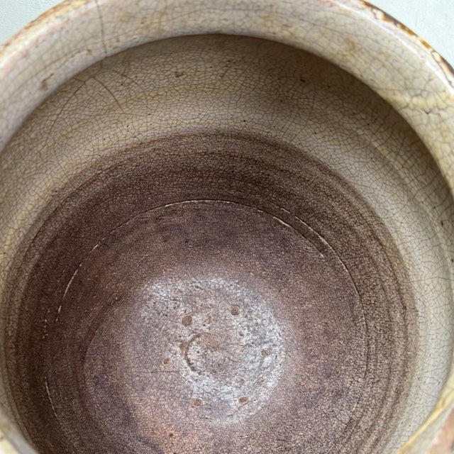 Japanese Glazed Earthenware Jar, 1890s For Sale - Image 12 of 13