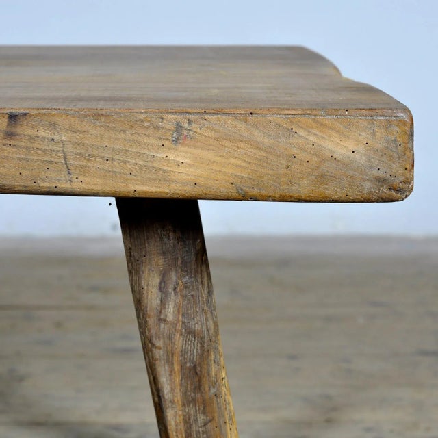 1930s Wabi-Sabi Oak Table, 1930s For Sale - Image 5 of 7