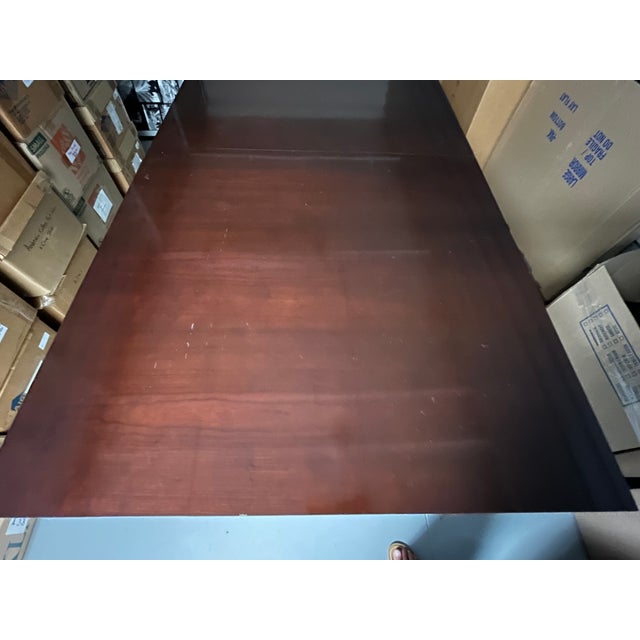 Transitional Kindel Extendable Dining Table For Sale - Image 3 of 10