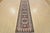 Farmhouse Kazak Runner 2’9” X 9’9” Blue Wool Tribal Hand-Knotted Oriental Rug For Sale - Image 3 of 12