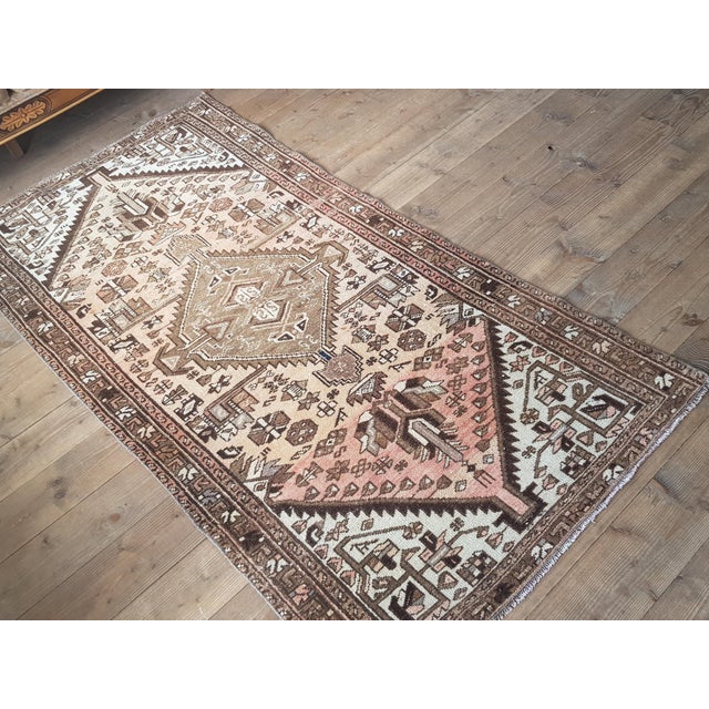 An extraordinary early 20th century Persian Tribal Handmade Mahajeran rug with a fantastic floral medallion in the...