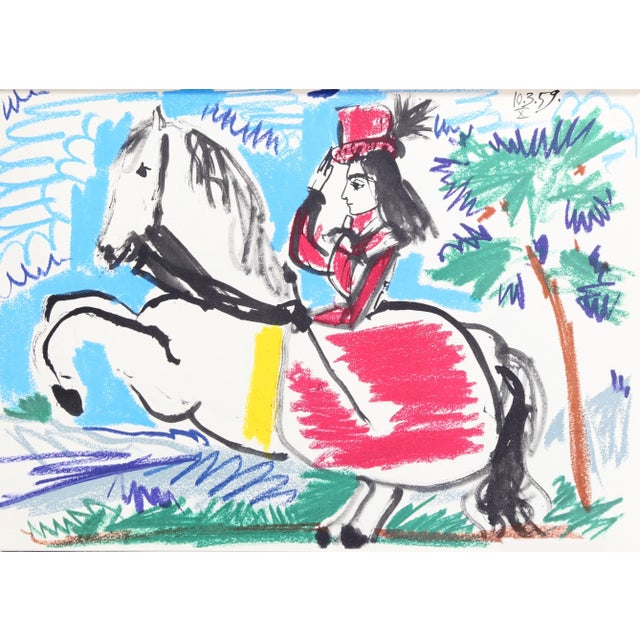 1980s "Toros y Toreros 33" Lithograph After Pablo Picasso For Sale