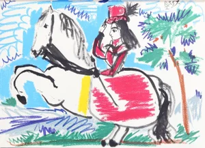 1980s "Toros y Toreros 33" Lithograph After Pablo Picasso