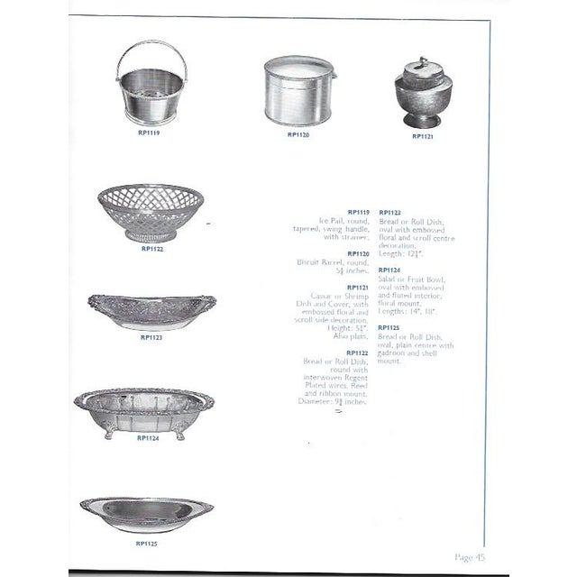 1970s Silver Round Biscuit Box Embossed For Sale - Image 9 of 10