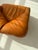 Vintage Italian Cognac Leather Confidential Lounge Chair by Alberto Rosselli for Saporiti, 1970s For Sale - Image 18 of 18
