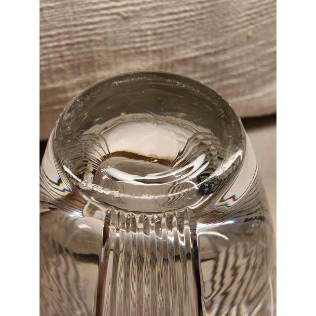 Vintage Lenox 11" Heavy Cut Crystal Vase, 1992 or Earlier – 9.9 LBS For Sale - Image 15 of 18
