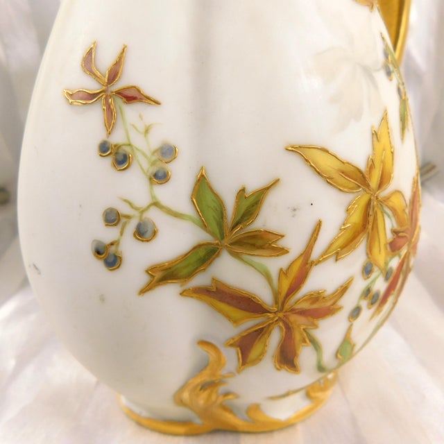 Late 18th Century Late 18th Century Signed Haviland Hand Painted and Decorated Chocolate Pot For Sale - Image 5 of 14