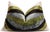 2020s Handmade Olive Green & Charcoal Ikat Velvet Lumbar Pillow 16x24 | Modern Organic Accent For Sale - Image 5 of 8