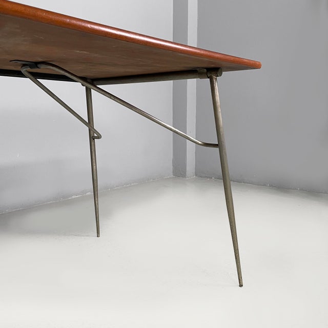 Mid-Century Modern German Teak Desk by Børge Mogensen for Søborg Møbler, 1950s For Sale - Image 12 of 17