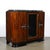 Art Deco Rosewood, Walnut & Black-Lacquer Bar Cabinet W/ Porto Marble Top For Sale - Image 14 of 16
