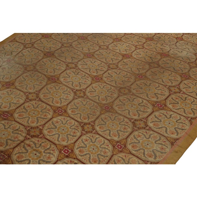 An antique 12x21 Spanish rug, hand-knotted in wool circa 1890-1900, among Rug & Kilim’s rare classic curations. Further on...