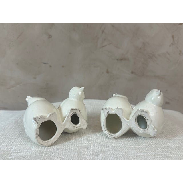 Art Deco Earthenware Chickens, 1930s, Set of 2 For Sale - Image 9 of 10