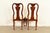 Thomasville Queen Anne Carved Solid Mahogany Dining Chairs | Set of Six For Sale - Image 13 of 15