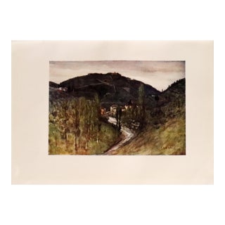 1905 Italian Original Print - The Valley of the Mugnone - From Book Florence & Some Tuscan Cities (1905) For Sale