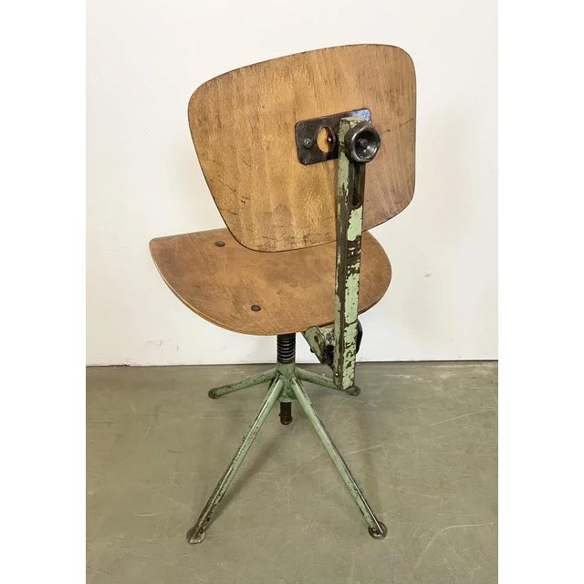 Industrial Workshop Chair, Czechia, 1950s For Sale - Image 6 of 17
