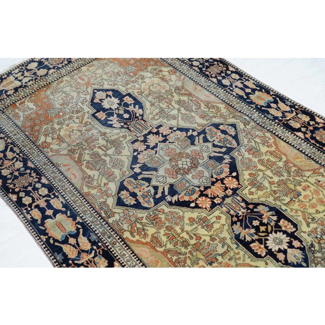 Antique Mohtasham Kashan Rug 3'11'' x 6'7'' For Sale - Image 12 of 12