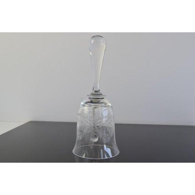 Glass Vintage Glass Bell, 1960s For Sale - Image 7 of 9