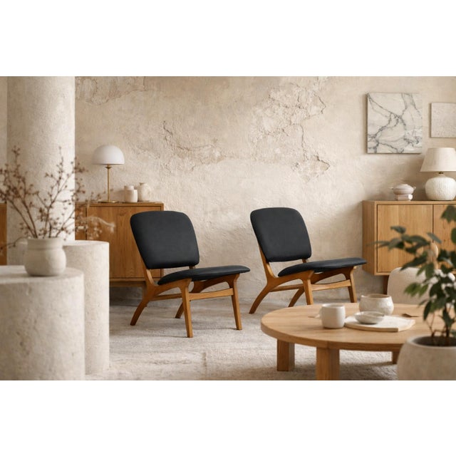 Mid-Century Swedish Modern Jylland Chairs from Jio Möbler, 1953, Set of 2 For Sale - Image 6 of 16