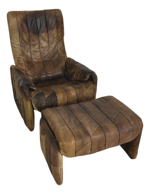 De Sede Ds 50 Buffalo Leather Lounge Chair With Ottoman