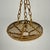 Italian Bamboo Rattan UFO Pendant Lamp, 1960s For Sale - Image 6 of 8