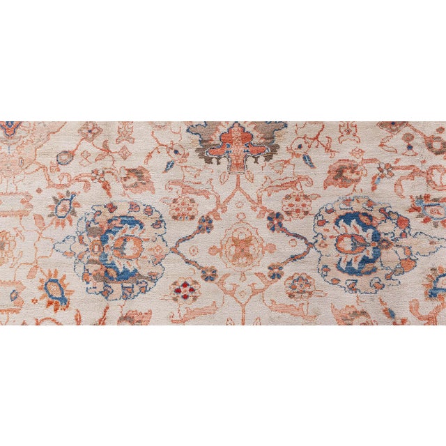 Antique Persian Sultanabad Rug For Sale - Image 10 of 17